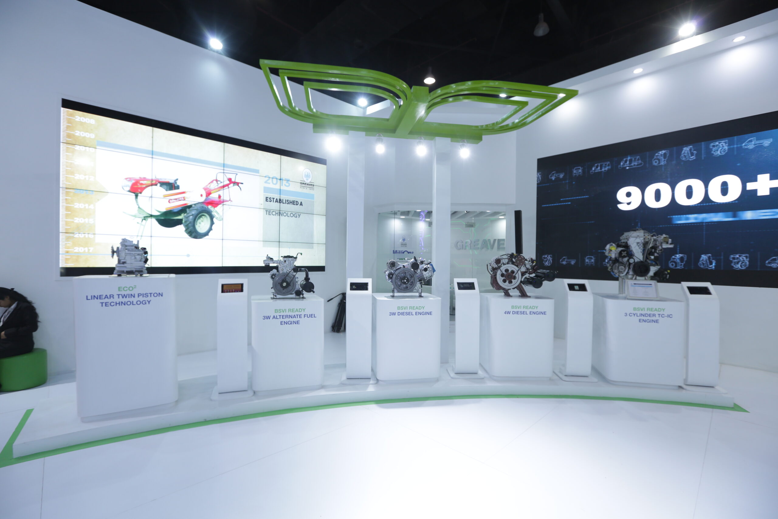 Exhibition Stall Design of Greaves Cotton Auto Expo